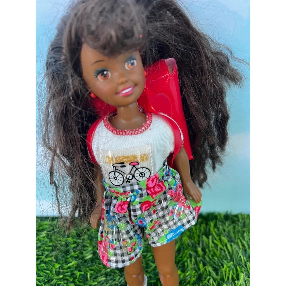 Vintage Mattel 1994 Polly Pocket Stacie School Outfit Red Backpack